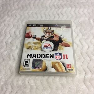Madden NFL 11 EA Sports Sony Playstation 3 Clean Disc Tested with Manual
